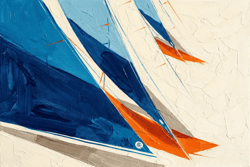 Catalina Social Club — vintage regatta poster