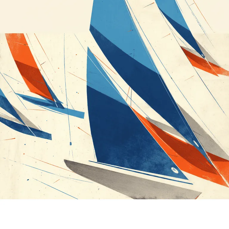 Catalina Social Club — vintage regatta poster